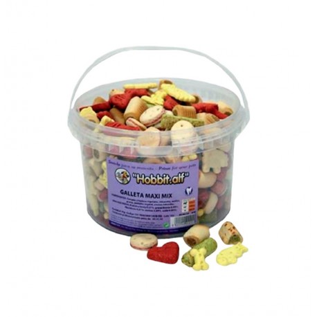 Hobbitalf galleta maxi mix variada bote 1kg Hobbitalf galleta maxi mix variada bote 1kg