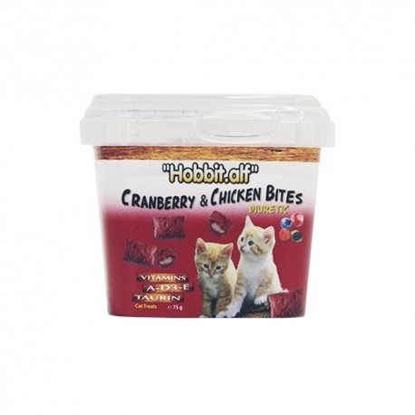 Hobbitalf snack diurético frutos rojos y pollo gatos para gato Hobbitalf snack diurético frutos rojos y pollo gatos para gato