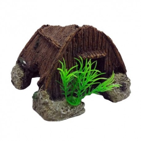 Duvo casa madera decoración acuario Duvo casa madera decoración acuario
