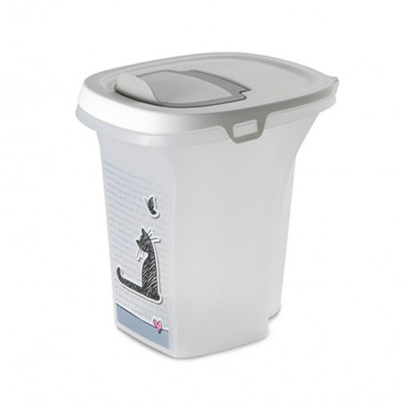 Cubo contenedor de comida moderna cats in love Cubo contenedor de comida moderna cats in love
