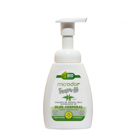 Microdor foam champú espuma seca elimina de olor Microdor foam champú espuma seca elimina de olor
