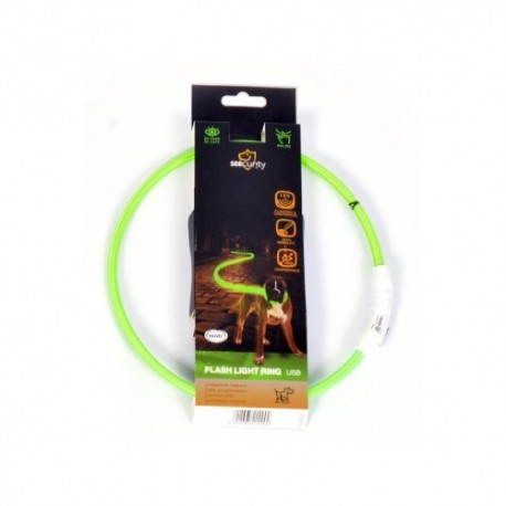 Collar led nylon usb verde duvo seecurity Collar led nylon usb verde duvo seecurity
