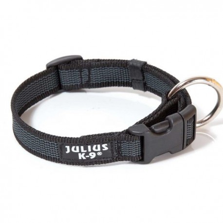 Collar julius-k9 negro - color & gray Collar julius-k9 negro - color & gray