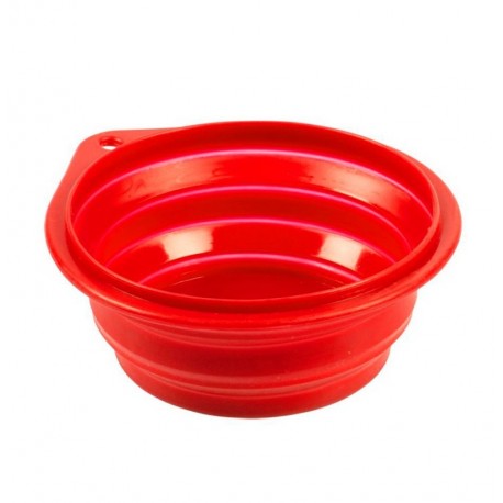 Comedero portátil de silicona plegable para viaje duvo Comedero portátil de silicona plegable para viaje duvo