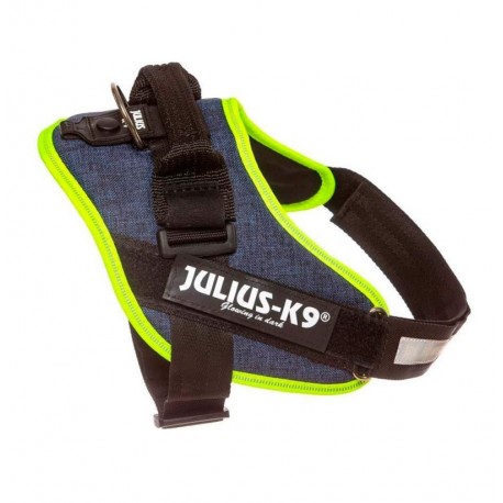Arnés julius-k9 denim neon trim powerharness Arnés julius-k9 denim neon trim powerharness
