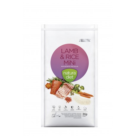 Natura diet lamb & rice mini (cordero y arroz) Natura diet lamb & rice mini (cordero y arroz)