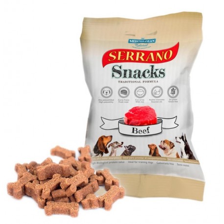 Snacks serrano buey para perros Snacks serrano buey para perros