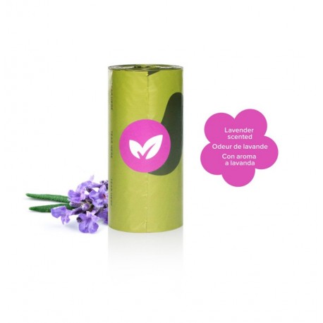 Rollo bolsas biodegradables aroma lavanda earth rated Rollo bolsas biodegradables aroma lavanda earth rated