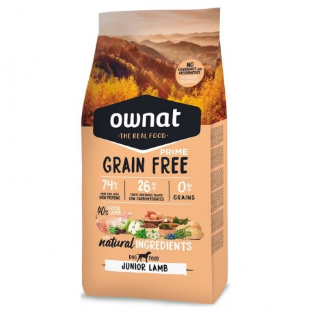 Ownat prime junior grain free cordero para cachorros Ownat prime junior grain free cordero para cachorros