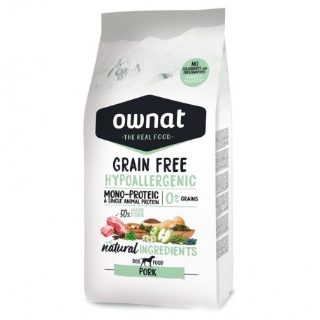Ownat grain free hypoallergenic cerdo para perros Ownat grain free hypoallergenic cerdo para perros