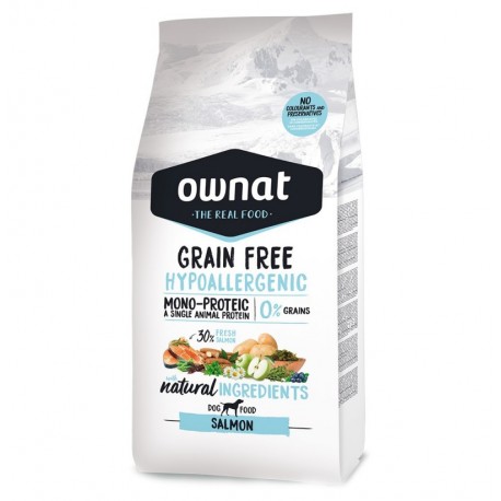Ownat grain free hypoallergenic salmón para perros Ownat grain free hypoallergenic salmón para perros