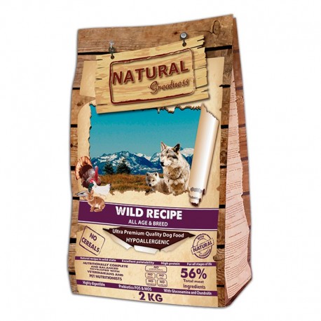 Natural greatness salvaje conejo y aves para perros Natural greatness salvaje conejo y aves para perros