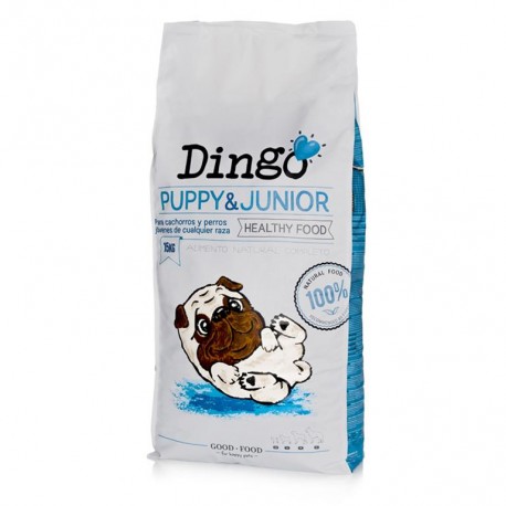 Saco pienso Dingo puppy & junior para cachorros de Dingonatura Saco pienso Dingo puppy & junior para cachorros de Dingonatura