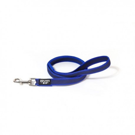 Correa antideslizante julius-k9 azul con asa Correa antideslizante julius-k9 azul con asa