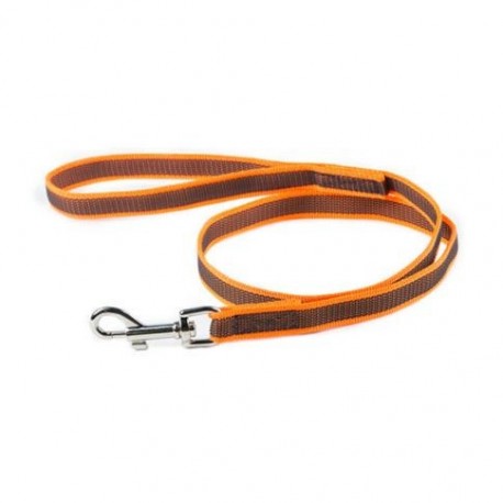 Correa antideslizante julius-k9 naranja con asa Correa antideslizante julius-k9 naranja con asa