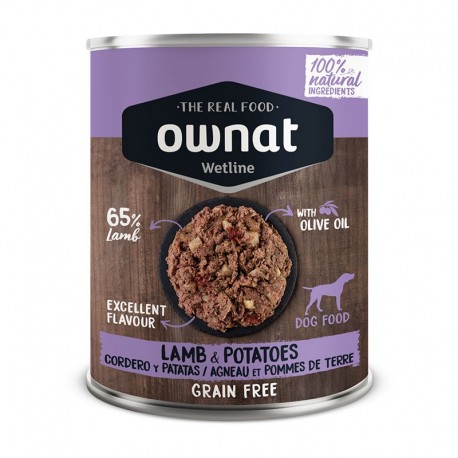 Ownat cordero con patatas latas para perros Ownat cordero con patatas latas para perros