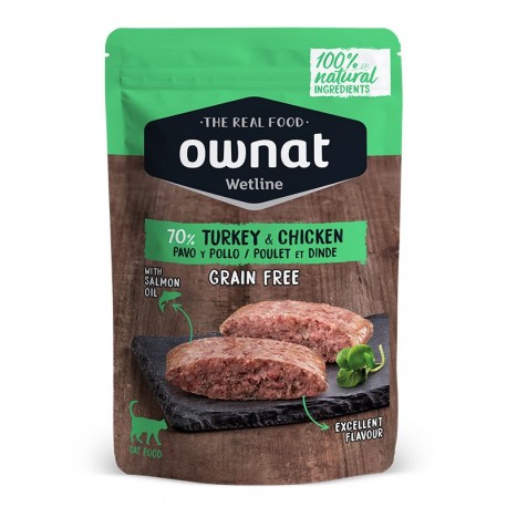 Ownat pavo y pollo sobrecitos para gatos Ownat pavo y pollo sobrecitos para gatos
