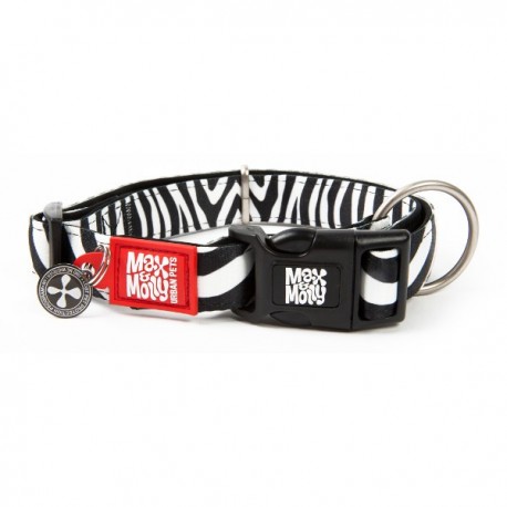 Max & molly collar cebra para perros Max & molly collar cebra para perros