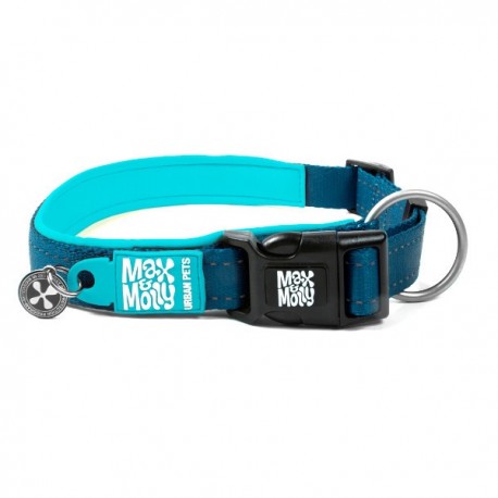 Max & molly collar matrix blue sky para perros Max & molly collar matrix blue sky para perros